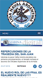 Mobile Screenshot of liganaval.org.ar
